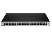 DLINK DGS-3100-48P MANAGED 48-PORT GIGABIT STACKABLE POE LAYER 2 SWITCH + 4 COMBO SFP + 20 GIG STACKING