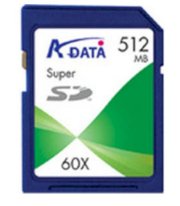 ADATA SD Card 512MB 60x 
