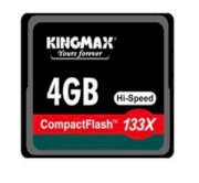 Kingmax 4GB 133X CompactFlash Card
