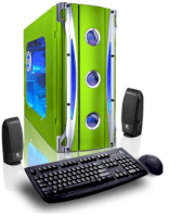 Máy tính Desktop CybertronPC C122-3942 X-Cruiser SLI AMD Gaming PC (AMD Athlon 64 X2 5000+ 2.6GHz, RAM 4GB DDR2, HDD 500GB SATA II, VGA 2x NVIDIA 7600GT, Windows Vista Business, Không kèm màn hình)