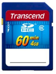 Transcend SDHC HD Video 4GB (Class 6) 