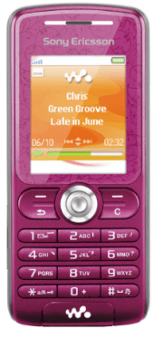  Sony Ericsson W200i pink