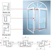 Cửa sổ mở quay vào trong Navidoor CS14