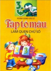 Tập tô màu - làm quen chữ số 