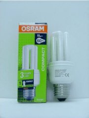 Bóng compact ánh sáng vàng OSRAM Star-11W
