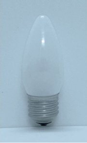 Bóng nến vỏ đục, đui vặn E27 OSRAM N-60W