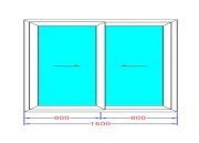 Cửa đi 2 cánh mở trượt QIDQI WINDOWS DHP-D3  