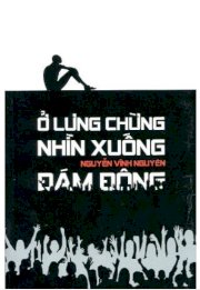 Ở lưng chừng nhìn xuống đám đông