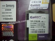 Pin Galilio Samsung D900