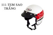 Mũ bảo hiểm Andes 111- Tem Sao