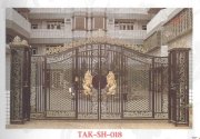 Cổng nhôm đồng nghệ thuật TAK-SH-018