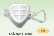 Khẩu trang lọc bụi 621