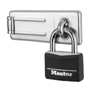 Pad cửa bằng thép kết hợp khóa chìa Master Lock 9140703EURDBLK