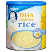 Bột ăn dặm Gerber (gạo+DHA) - 227g