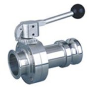 Kingdom KB-Q2C Sanitary Butterfly Valve Quick Coupling End