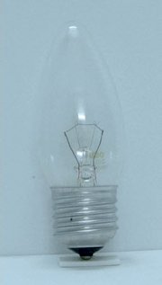 Bóng nến vỏ trong suốt Osram BCL 25W