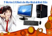 Máy tính đồng bộ PC T -Series 1.5 (Intel Core i3-2100 3.10Ghz, RAM 2GB, HDD 500GB, VGA Onboard, PC DOS, Không kèm màn hình)