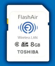 Toshiba SDHC FlashAir Wi-Fi (Class 6) 8GB