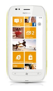 Nokia Lumia 710 (Nokia Sabre) White Yellow