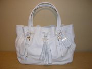 Prada Handbag White Leather TX06