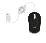 Trust Nanou Retractable Micro Mouse - Black