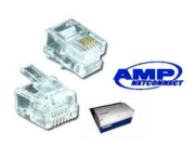 CONNECTOR AMP RJ11 4 Pin