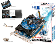 HIS 6770 Fan H675F1GD (ATI Radeon HD 6770, GDDR5 1024MB, 128-bit, PCI-E 2.1)