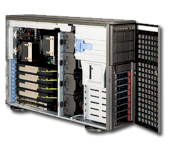 Server SSN T5520-GPU E5504 (Intel Xeon E5504 2.0GHz, RAM 4GB, HDD 150GB SAS 10K, Raid 10 Onboard)