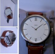 Đồng hồ đeo tay Timex Elegant brown leather
