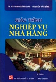 Giáo trình nghiệp vụ nhà hàng