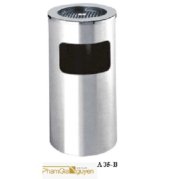 Thùng rác inox gạt tàn A35-B