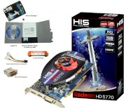 HIS HD 5770 Fan H577FM1GD (ATI Radeon HD 5770, GDDR5 1024MB, 128-bit, PCI-E 2.1)