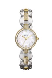 Đồng hồ Fossil Watch, Women's Dress Glitz Two Tone Stainless Steel Link Bracelet 26mm ES3018