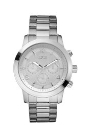 Đồng hồ Guess Watch, Chronograph Stainless Steel Bracelet 45mm U13577G1