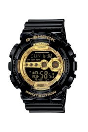 Đồng Hồ G-Shock Watch, Men's Digital Black Resin Strap GD100GB-1