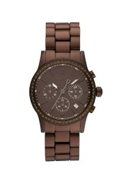 Đồng hồ DKNY Watch, Women's Chronograph Brown Aluminum Plated Stainless Steel Bracelet NY8349