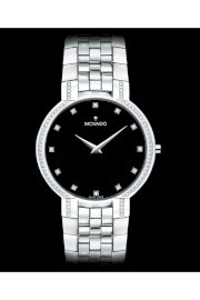 Movado Watch, Men's Swiss Diamond (3/8 ct. t.w.) Stainless Steel Bracelet 38mm 0606237