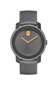 Đồng hồ Movado Watch, Swiss Bold Orange Accent Gray Silicone Strap 44mm 3600071