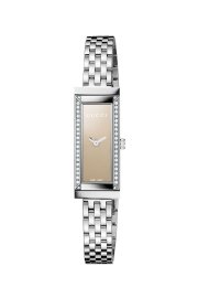 Gucci Watch, Women's Swiss G-Frame Diamond (1/5 ct. t.w.) Stainless Steel Bracelet