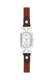 Đồng hồ Nine West Watch, Women's Brown Leather Strap NW-1199BNBN