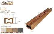 Thanh đà gỗ nhựa Adwood R40x30