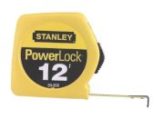 Stanley 33-312 - 12' x 3/4" Heavy Duty PowerLock Tape Rule with Metal Case