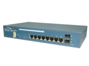 RUBYTECH PSGS-2208GH 8-Port GbE L2 Plus Managed PoE+ Switch with 2 (100/1000M)SFP