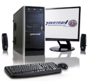 Máy tính Desktop CybertronPC Essential E8400 Intel Dual Core (PCESS2IDE8400) i5-2500K (Intel Core i5-2500K 3.30GHz, RAM 4GB, HDD 500GB, VGA Onboard Video Graphics, PC DOS, Không kèm màn hình)