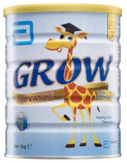 Sữa bột Grow Advance School (6+) hương vani 1kg/hộp sắt