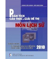 Phân tích cấu trúc và giải đề thi môn Lịch sử