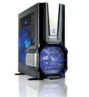 Máy tính Desktop CybertronPC Vortex Intel Barebones (BB3110A) E8400 (Intel Core 2 Duo E8400 3.0GHz, RAM 4GB (2x 2GB), HDD 2TB, VGA GeForce GT430, PC DOS, Không kèm màn hình)