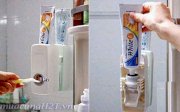Hộp đựng kem đánh răng tự động có giá gắn bàn chải DS21