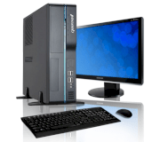 Máy tính Desktop CybertronPC Essential E2200 Intel Dual Core (PCESS2IDE2200) (Intel Pentium 4 524 3.06GHz, RAM 2GB, HDD 500GB, VGA Onboard, PC DOS, Không kèm màm hình)