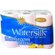 Giấy vệ sinh Watersilk - 12 cuộn/Bịch 